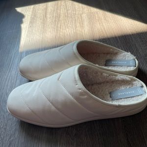 The ReNew Slipper by Everlane in Parchment